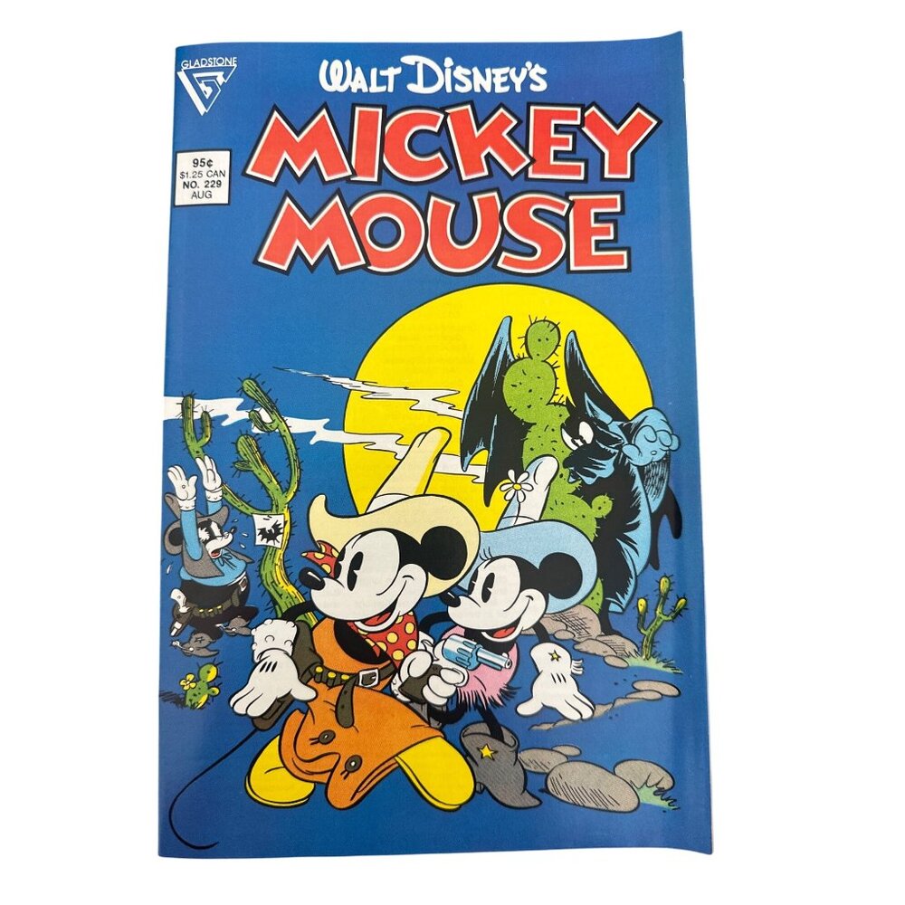 Gladstone Walt Disneys Mickey Mouse Comic #229 August 1987 Bagged Boarded
